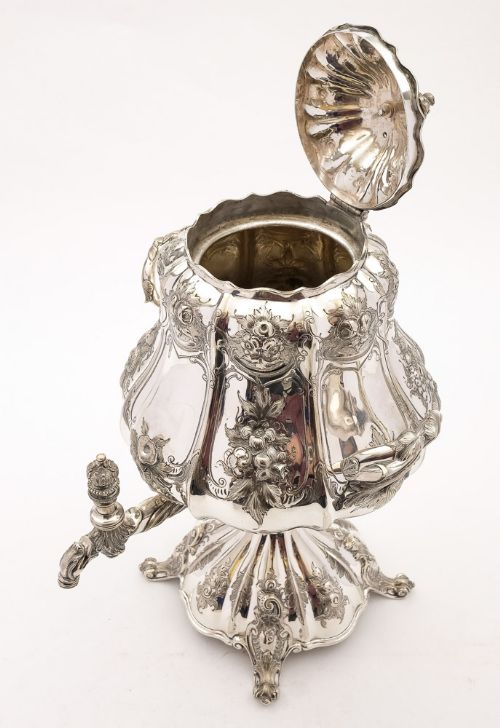 Fabulous Victorian Silver Plated Tea Urn - circa 1870