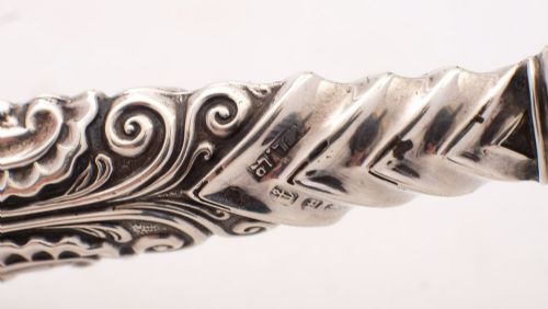 Nice Victorian Silver Handled Magnifying Glass - Birmingham 1890