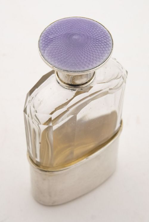 Lovely George V Silver Hip Flask - London 1917