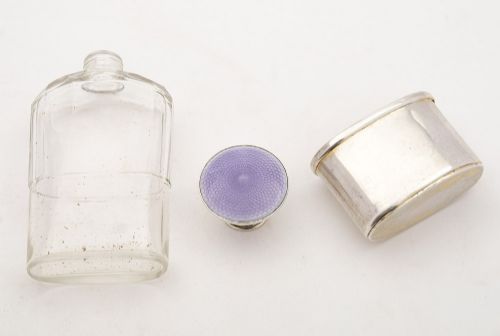 Lovely George V Silver Hip Flask - London 1917