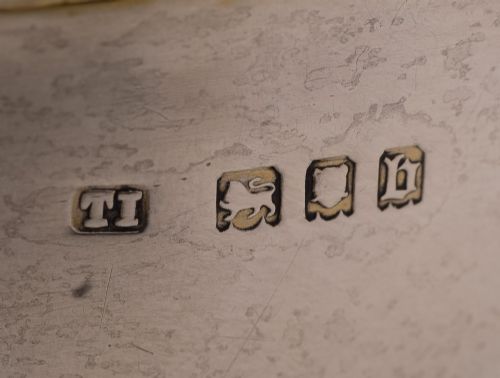 Lovely George V Silver Hip Flask - London 1917