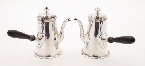 Nice Pair Cafe au Lait Pots - circa 1920