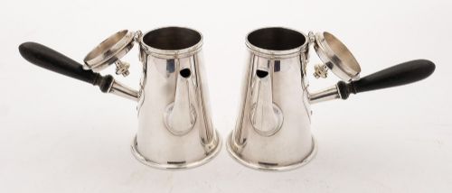 Nice Pair Cafe au Lait Pots - circa 1920