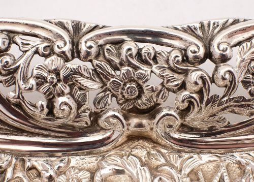 Gorgeous Edwardian Silver Tray - Birmingham 1907