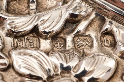 Gorgeous Edwardian Silver Tray - Birmingham 1907