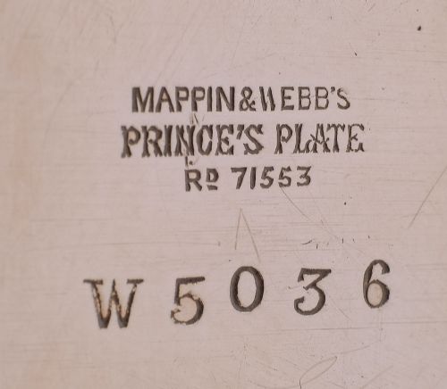 Nice Victorian Christopher Dresser Style Breakfast Cruet - 1884