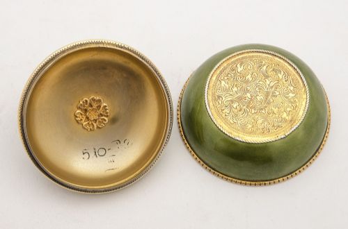 Fabulous Austrian/Hungarian Enamelled Silver Gilt Bowl & Cover - circa 1900