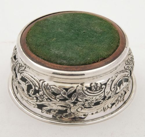 Fabulous Victorian Irish Style Silver Coaster - London 1895