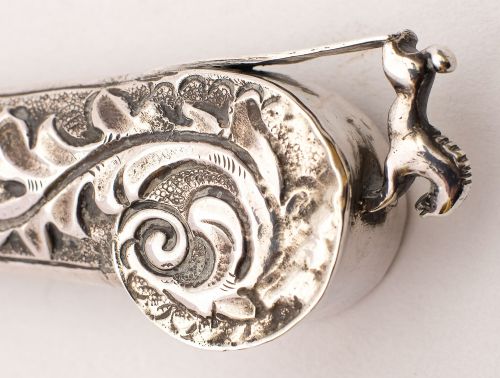 Wonderful Victorian Silver Hand Mirror - London 1880