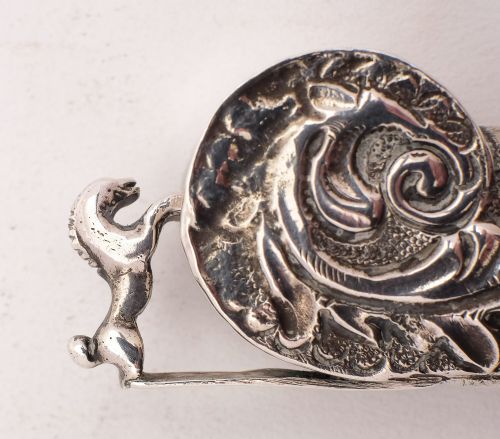 Wonderful Victorian Silver Hand Mirror - London 1880