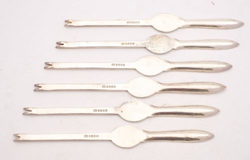 Lovely Cased Set of Lobster Picks - circa 1930