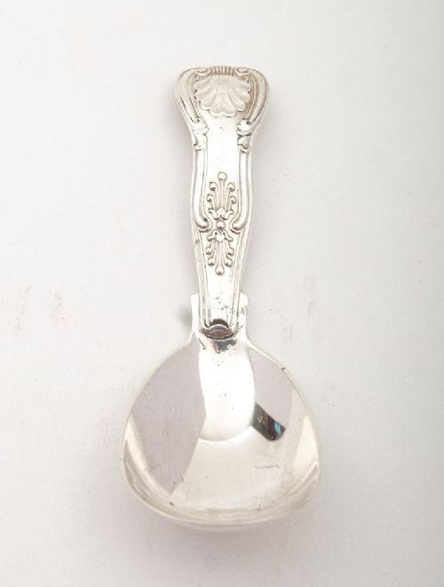 Nice Victorian Silver Kings Pattern Caddie Spoon - London 1880