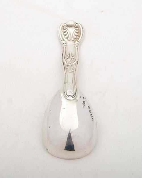 Nice Victorian Silver Kings Pattern Caddie Spoon - London 1880