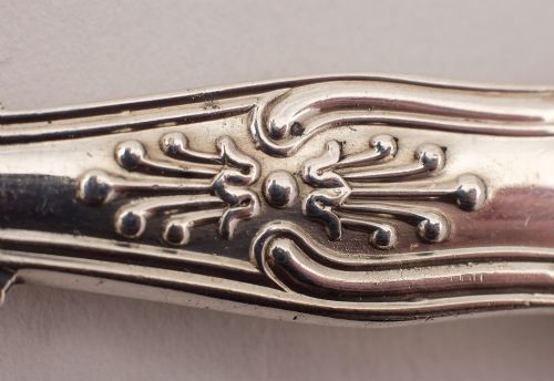 Nice Victorian Silver Kings Pattern Caddie Spoon - London 1880