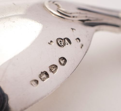 Nice Victorian Silver Kings Pattern Caddie Spoon - London 1880