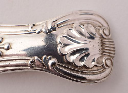 Nice Victorian Silver Kings Pattern Caddie Spoon - London 1880