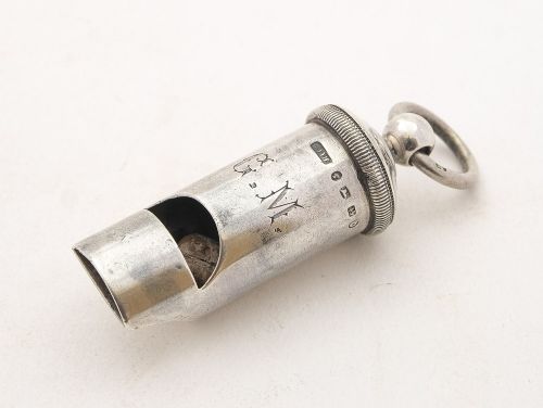 Nice Victorian Silver Whistle - Birmingham 1878