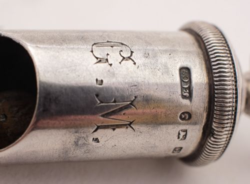 Nice Victorian Silver Whistle - Birmingham 1878