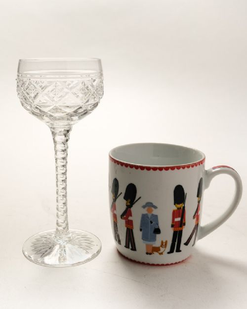 Lovely Set of 6 Tall Wine Glasses - circa 1920s