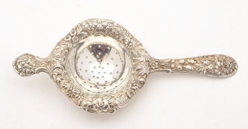Gorgeous American Silver Tea Strainer - circa 1900
