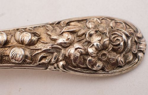 Gorgeous American Silver Tea Strainer - circa 1900