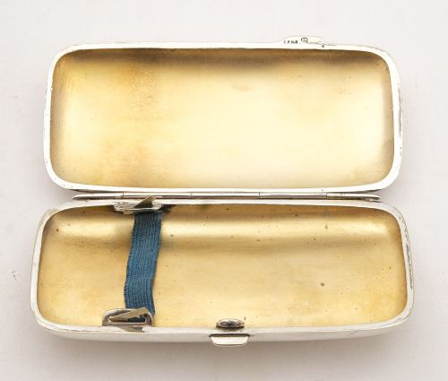 Edwardian Silver Plated Cigar Case - circa 1905