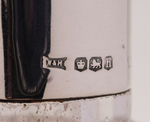 Lovely Silver Topped Decanter - Sheffield 1925