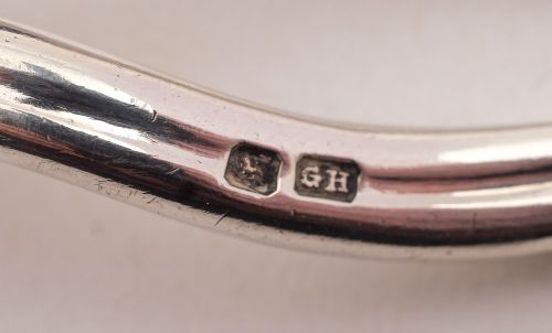 Lovely Pair Edwardian Silver Grape Scissors - Sheffield 1903