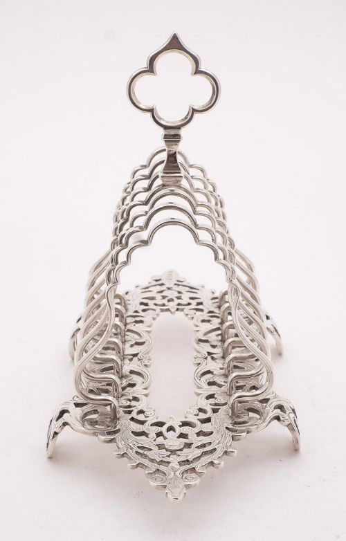 Nice Victorian Silver Plated Toast Rack - circa 1880