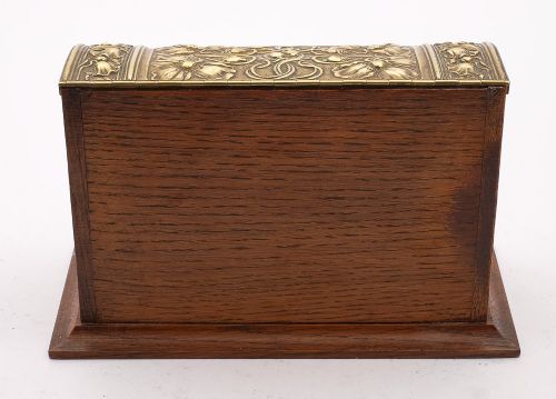 Good English Art Noveau Edwardian Document Box - circa 1905