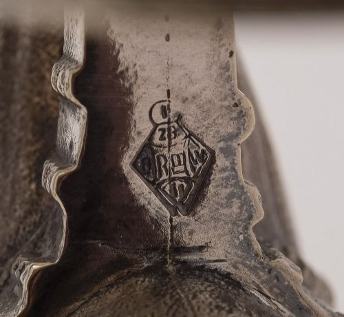 Gorgeous Victorian Silver Plated Camel Cruet - 1876