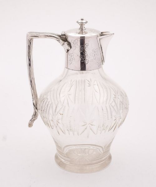 精美的维多利亚红葡萄酒壶 - 约 1890 年