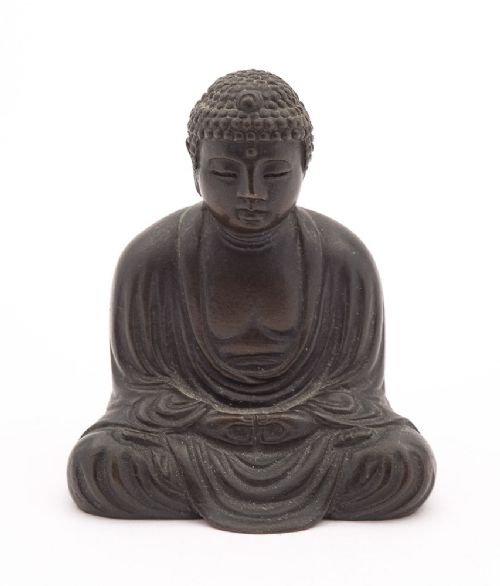 Lovely Japanese Bronze Buddah Circa 1900