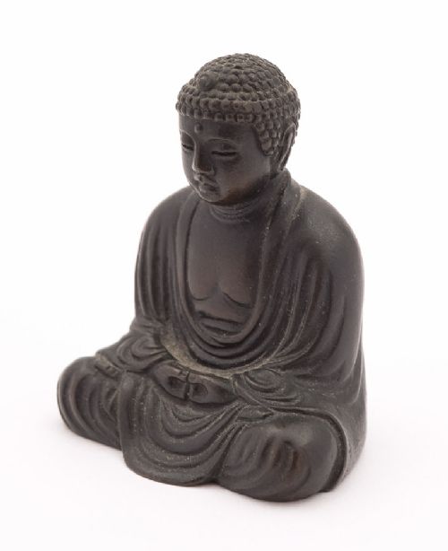 Lovely Japanese Bronze Buddah Circa 1900