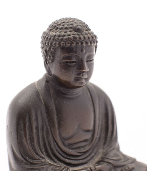 Lovely Japanese Bronze Buddah Circa 1900