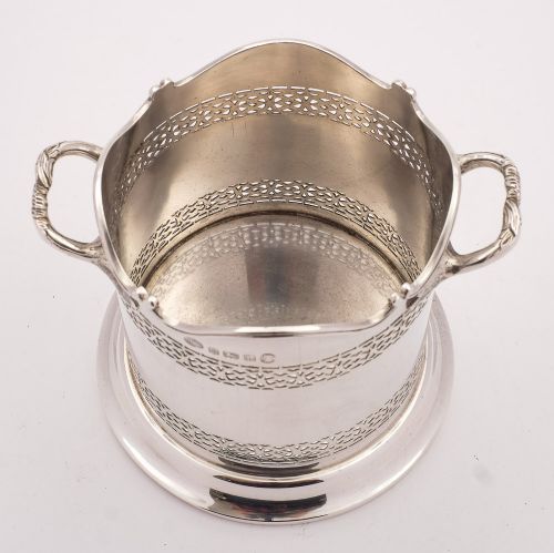 Fabulous Silver Bottle Holder Birmingham 1935