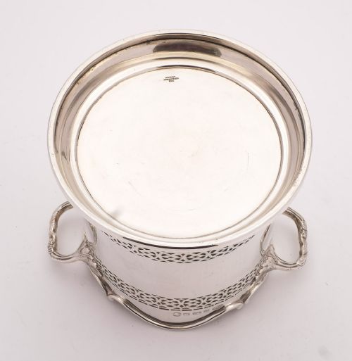 Fabulous Silver Bottle Holder Birmingham 1935