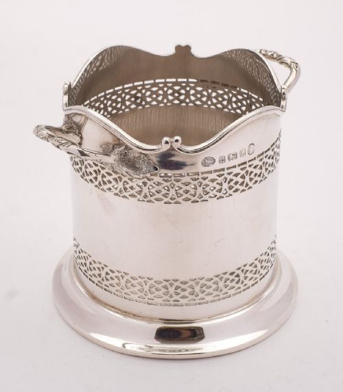 Fabulous Silver Bottle Holder Birmingham 1935