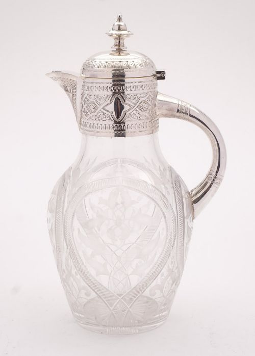 Fabulous Victorian Silver Plated Claret Jug Circa 1880