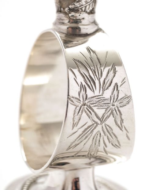 Unusual Victorian Napkin Holder Circa 1890