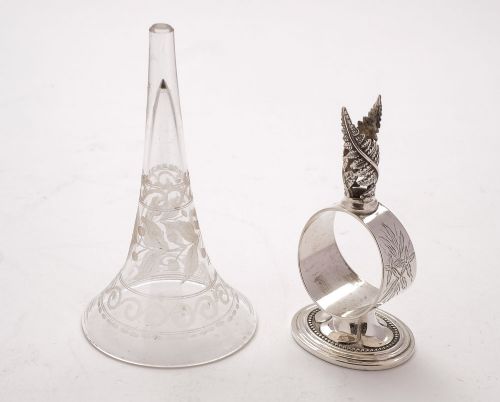 Unusual Victorian Napkin Holder Circa 1890