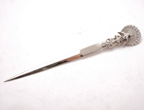 Nice Edwardian Silver Plated Paper Knife Circa 1905