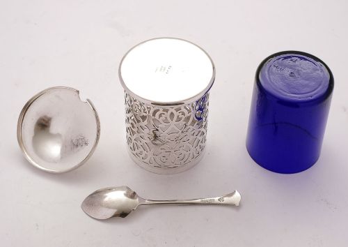Lovely Edwardian Silver Plated Preserve Pot Circa 1905