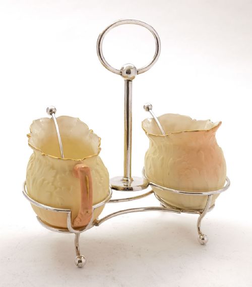 Lovely Worcester China Jug & Bowl in Stand Circa 1905