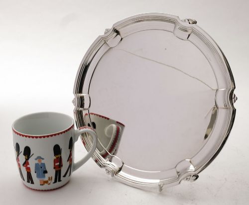 Nice Art Deco Silver Plated Salver/Tray Circa 1930