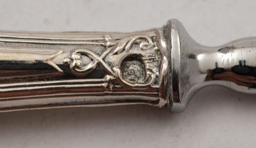 Fabulous French Silver Handled Cake Set Circa 1940