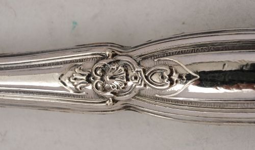 Fabulous French Silver Handled Cake Set Circa 1940