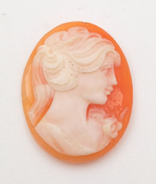 Three Nice Italian Carved Shell Cameos Circa 1920