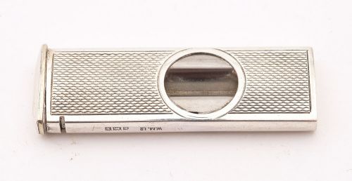 Good Silver Cigar Cutter & Piercer Birmingham 1962