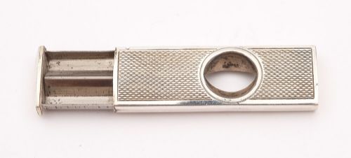 Good Silver Cigar Cutter & Piercer Birmingham 1962